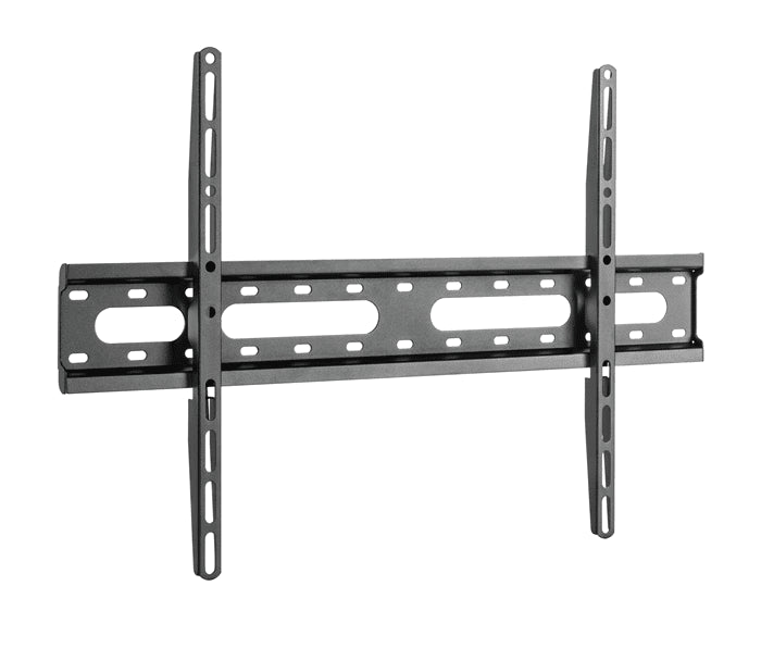 Brateck KL31-46F Super Economy Fixed TV Wall Mount, Fit Screen Size: 37'-80' Up to 45 KG, Fine Texture Black, 635x420x27mm (new) - Leader Electronics
