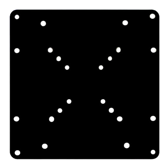 Brateck LCD 200X200 VESA Extension Plate Fit most 23'- 42' LED, LCD, Plasma flat panel TVs , Weight Capacity Up to 30kg - Leader Electronics