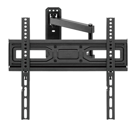 Brateck LPA78-443 Super Economy Full-Motion TV Wall Mount, Fit Screen Size: 32'-55' Up to 35 KG, Fine Texture Black,358x440x420mm (new) - Leader Electronics