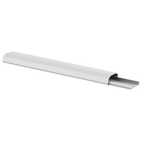 Brateck Plastic Cable Cover - 250mm Material: Polyvinyl Chloride(PVC) Dimensions 60x20x250mm - White (LS) - Leader Electronics