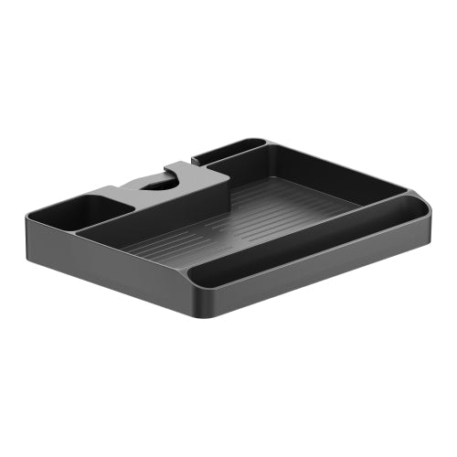 Brateck Pole Mounted Storage Shelf Easily mounted to Φ30-48mm (1.2'-1.9') poles (BLACK) 224x176x30mm (8.8'x6.9'x1.2' ) (LS) - Leader Electronics