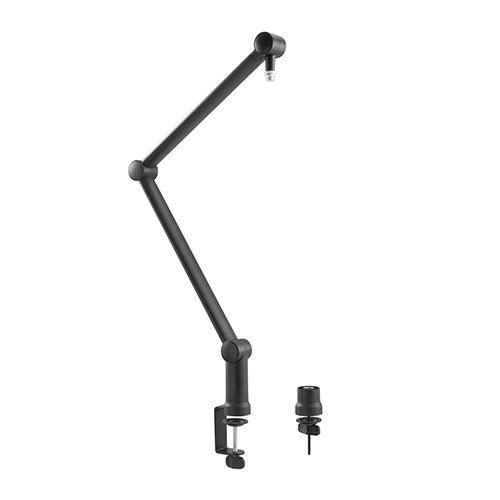Brateck Professional Microphone Boom Arm Stand, 360° Rotatable Boom, Clip-On Cable Holder, Foldable Scissor Arm Design - Leader Electronics