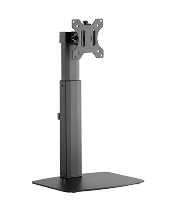 Brateck Single Free Standing Screen Pneumatic Vertical Lift Monitor Stand Fit Most 17'-32' Flat and Curved Monitors Up to 7 kg VESA 75x75/100x100 - Leader Electronics