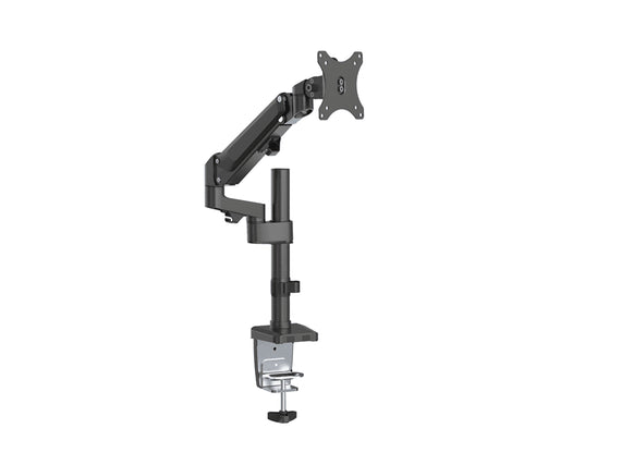 Brateck Single Monitor Heavy-Duty Aluminum Gas Spring Monitor Arm Fit Most 17' - 35' Monitors Up to12kg per screen VESA 75x75/100x100 （LS） - Leader Electronics