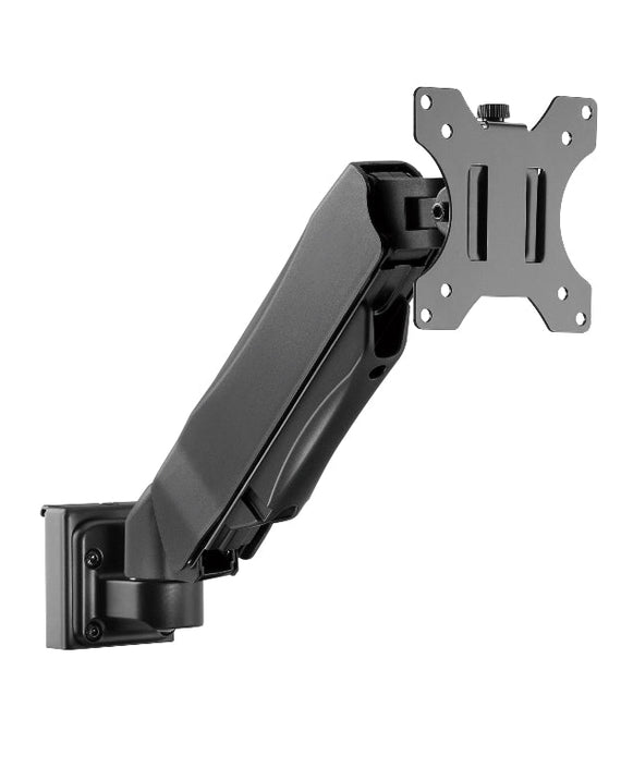 Brateck Slatwall Gas Spring Monitor Arm, Effortless Monitor Height Adjustment with Gas Spring, for 13'-27' Screen, Up to 6.5kg/Screen (LS) - Leader Electronics