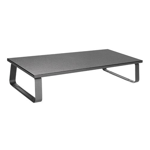 Brateck Timber Desktop Monitor Stand (600x260x120mm) Fit Screen Size 13'-32' Weight Capacity Up to 20kg- Black - Leader Electronics