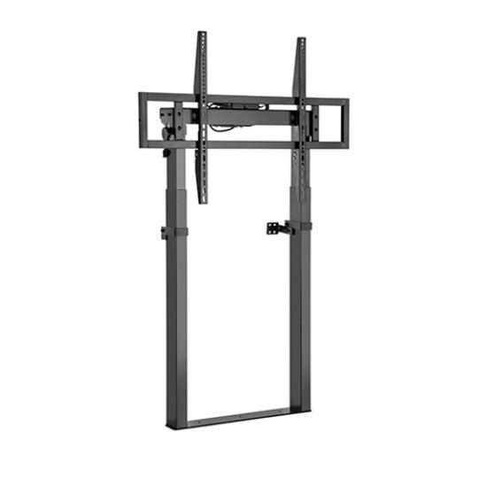 Brateck TTL14-68FR Motorized Wall Mount Stand, Designed for the Heaviest TV Fit Screen Size: 55'-100'up to120kg - Matte Black（LS） - Leader Electronics