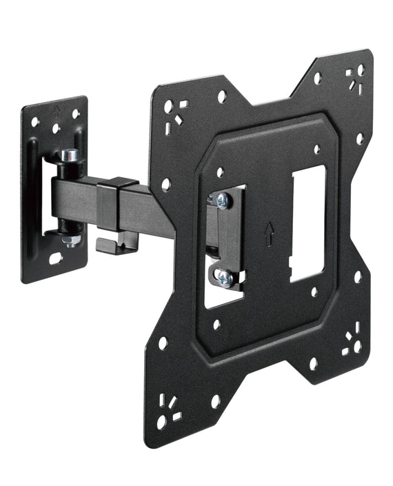 BrateckEconomical Full-Motion TV Wall Mount For 23'-43' Fit Curved TV up to 30KG, VESA 100x100,100x200,200x100,200x200 Fine Texture Black (LS) - Leader Electronics