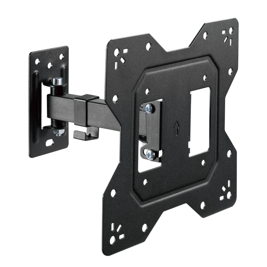 BrateckEconomical Full-Motion TV Wall Mount For 23'-43' Fit Curved TV up to 30KG, VESA 100x100,100x200,200x100,200x200 Fine Texture Black (LS) - Leader Electronics