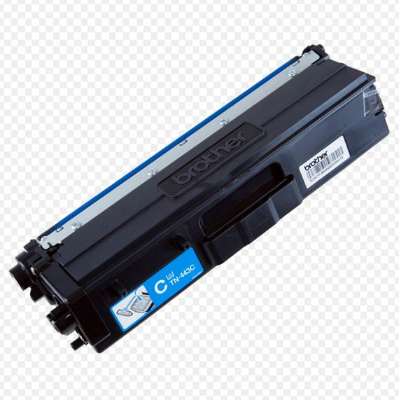 Brother TN-443C Colour Laser Toner- High Yield Cyan- to suit HL-L8260CDN/8360CDW MFC-L8690CDW/L8900CDW - 4,000Pages - Leader Electronics