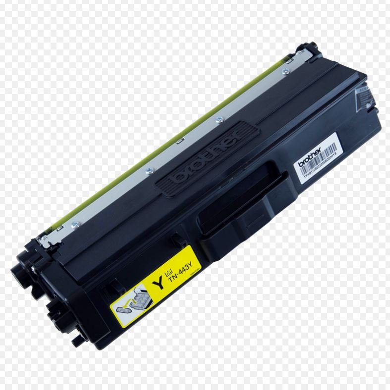 Brother TN-443Y Colour Laser Toner- High Yield Yellow- to suit HL-L8260CDN/8360CDW MFC-L8690CDW/L8900CDW - 4,000Pages - Leader Electronics
