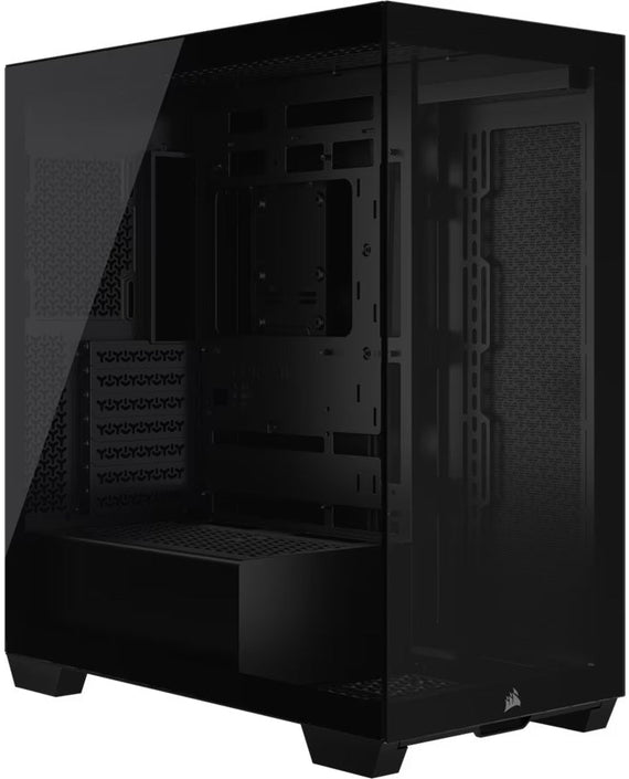 Corsair 3500X Mid-Tower PC Case, Black – 506×240×460mm, ATX/E-ATX, 425mm GPU, 170mm CPU, 360 rad side/top, TG panel, USB-C, 7+4 slots, 2 yr wty - Leader Electronics