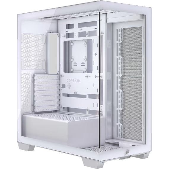 Corsair 3500X Mid-Tower PC Case, White – 506×240×460mm, ATX/E-ATX, 425mm GPU, 170mm CPU, 360 rad side/top, TG panel, USB-C, 7+4 slots, 2 yr wty - Leader Electronics