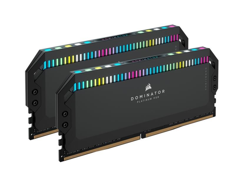 Corsair Dominator Platinum RGB 64GB (2x32GB) DDR5 Platinum RGB 64GB (2x32GB) DDR5 UDIMM 5200Mhz C40 1.25V Black Desktop PC Gaming Memory - Leader Electronics