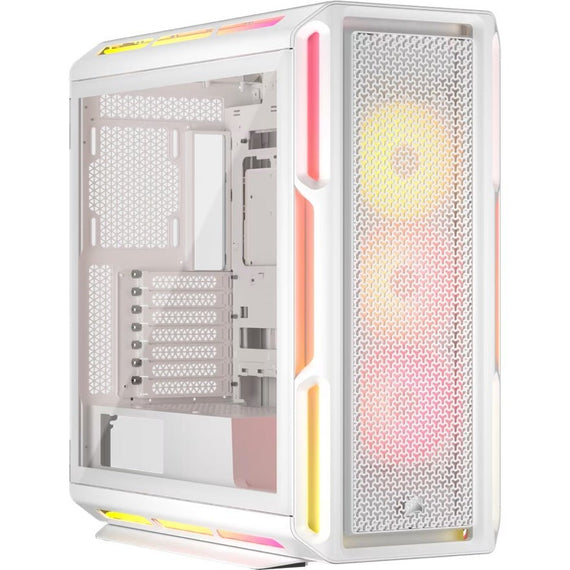 Corsair iCUE LINK 5000T LX RGB Mid-Tower High-Performance PC Case - White, ATX, 450mm GPU, 170mm CPUcooler, 360mm rad, 3x LX120 RGB, 1x USB-C 3.2 Gen2 - Leader Electronics