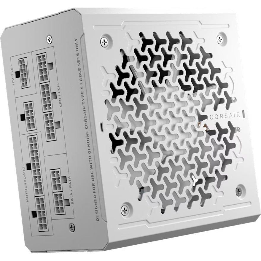 Corsair RMe Series™ RM1000e - Fully Modular Low-Noise ATX Power Supply - White (AU), Cybenetics Gold, ATX12V 3.1, 2x PATA, 2x EPS, 6x SATA, 3x PCIe - Leader Electronics