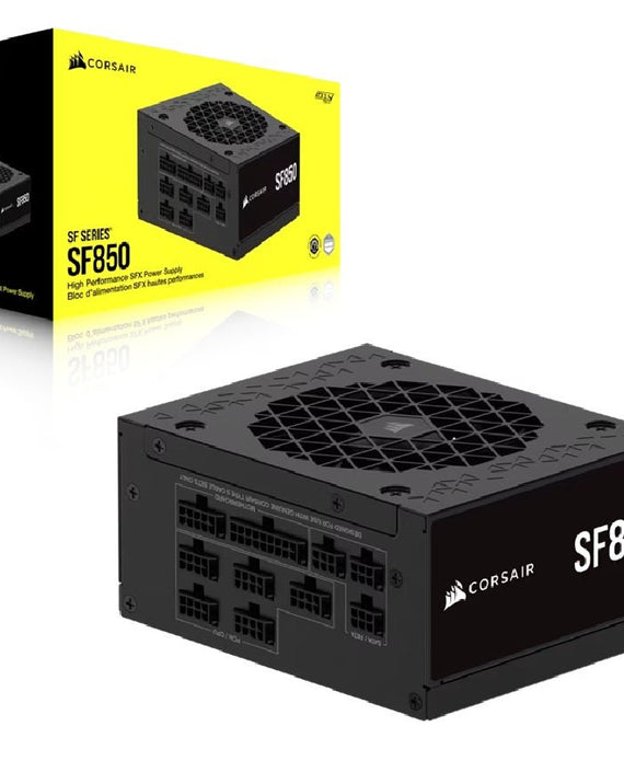 Corsair SF Series SF850 Fully Modular 80 PLUS Platinum SFX Power Supply (AU) – 850W, 92mm FDB, 8×SATA, 3×PCIe, 2×EPS, Type 5, 100K hrs, ATX 3.1 - Leader Electronics