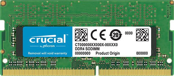 Crucial 16GB (1x16GB) DDR4 SODIMM 3200MHz CL22 1.2V Single Ranked Notebook Laptop Memory RAM - Leader Electronics