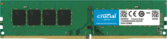 Crucial 32GB (1x32GB) DDR4 UDIMM 3200MHz CL22 1.2V Dual Ranked Desktop PC Memory RAM - Leader Electronics