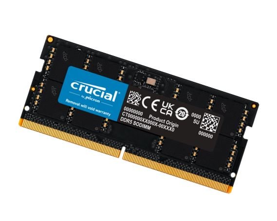 Crucial 64GB (1x64GB) DDR5 SODIMM 5600MHz CL46 Desktop PC Memory - Leader Electronics