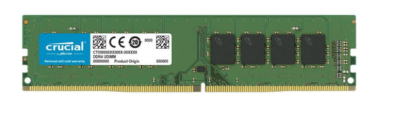 Crucial 8GB (1x8GB) DDR4 UDIMM 3200MHz CL22 Dual Ranked x8 Single Stick Desktop PC Memory RAM - Leader Electronics