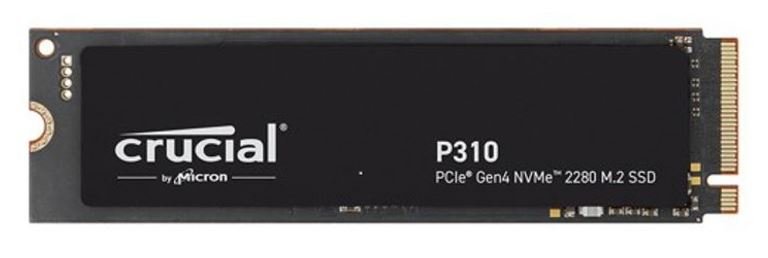 Crucial P310 2TB Gen4 2280 NVMe SSD 7100/6000 MB/s R/W 440TBW 1000K/1200K IOPS 1.5M hrs MTTF Full-Drive Encryption M.2 PCIe4 5yrs - Leader Electronics
