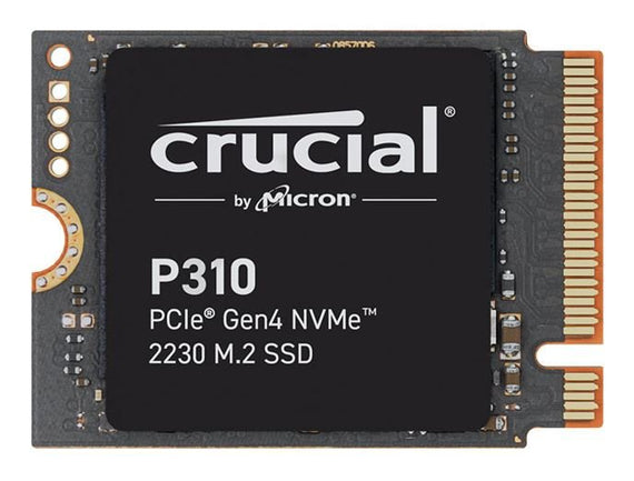 Crucial P310 2TB M.2 2230 NVMe SSD 7100/6000 MB/s 1M IOPS 440TBW 2M MTTF for MS Surface Pro Valve Steam Deck Asus Rog Ally Lenovo Legion Go MSI Claw - Leader Electronics