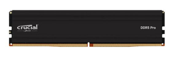 Crucial Pro 16GB (1x16GB) DDR5 UDIMM 6000MHz CL48 Black Heat Spreader Support Intel XMP AMD Ryzen Desktop PC Gaming Memory - Leader Electronics