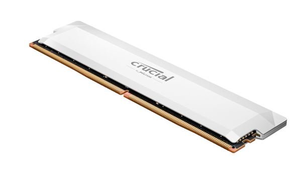 Crucial Pro 16GB (1x16GB) DDR5 UDIMM 6400MHz CL38 White Heat Spreader Support Intel XMP AMD Ryzen Desktop PC Gaming Memory - Leader Electronics