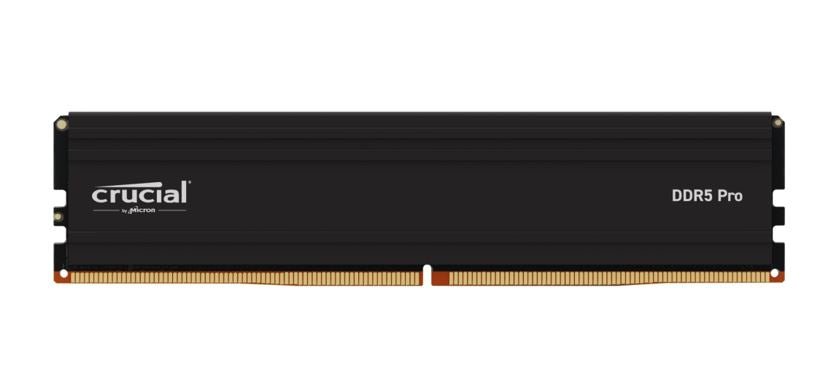 Crucial Pro 32GB (1x32GB) DDR5 UDIMM 5600MHz CL46 Black Heat Spreader Support Intel XMP AMD Ryzen Desktop PC Gaming Memory - Leader Electronics