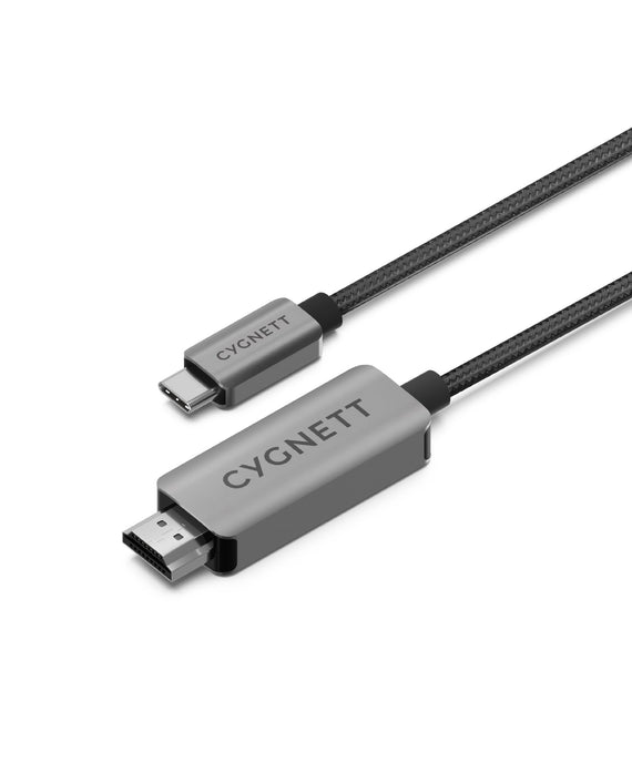 Cygnett Unite 8K USB-C to HDMI Cable (2.5M)-Black (CY4545CHDMI),Supports 8k/(60hz) & 4k(120hz) Works with MacBook/Windows PC/Laptops,2 Years Warranty - Leader Electronics