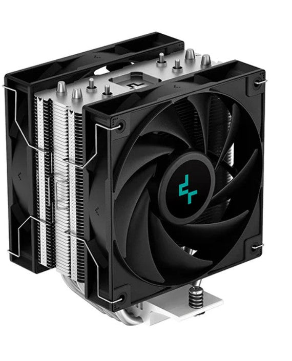 DeepCool AG400 PLUS Single Tower CPU Cooler Dual Fans, 4 Heat Pipes, 120mm PWM Fan, Intel LGA1851/1700/1200/115X, AM5/AM4 - Leader Electronics
