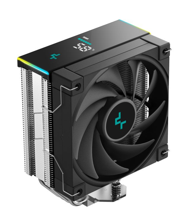 DeepCool AK400 Digital SE CPU Cooler, Status Display, ARGB LED Strips, 4x Heat Pipe Intel LGA1851/1700/1200/1151/1150/1155 /AM5/AM4 - Leader Electronics