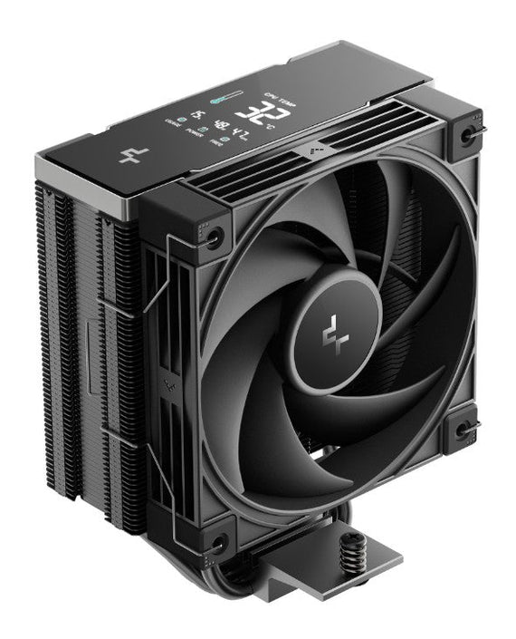 DeepCool AK400 G2 DIGITAL NYX AI Dynamic Adjustment CPU Cooler, Digital Display, 4 Heat Pipes, 4-pin PWM, Intel LGA1851/1700/1200/115x, AMD AM5/AM4 - Leader Electronics