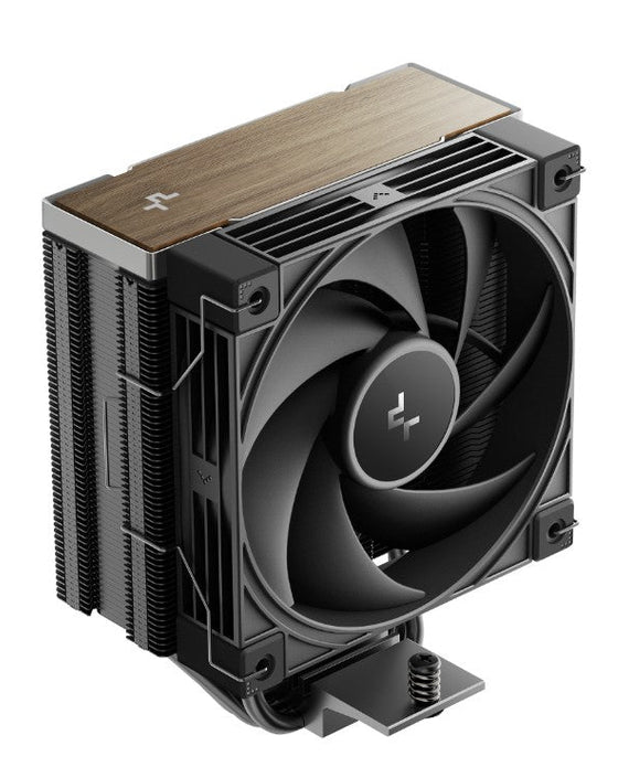 DeepCool AK400 G2 Wood Grain Top Cover CPU Cooler, 4 Heat Pipes, 4-pin PWM, Hydro Bearing, Intel LGA1851/1700/1200/115x, AMD AM5/AM4 - Leader Electronics
