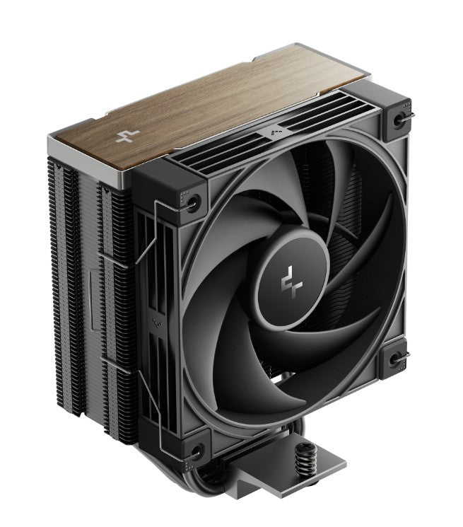 DeepCool AK400 G2 Wood Grain Top Cover CPU Cooler, 4 Heat Pipes, 4-pin PWM, Hydro Bearing, Intel LGA1851/1700/1200/115x, AMD AM5/AM4 - Leader Electronics