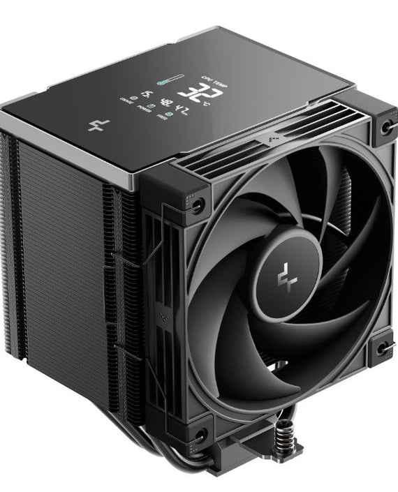 DeepCool AK500 G2 DIGITAL NYX AI Dynamic Adjustment CPU Cooler, Digital Display, 5 Heat Pipes, 4-pin PWM, Intel LGA1851/1700/1200/115x, AMD AM5/AM4 - Leader Electronics