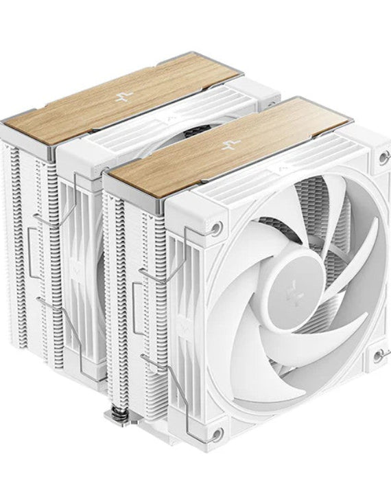DeepCool AK620 G2 WH Wood Grain Top Cover CPU Cooler, 4-pin PWM, Hydro Bearing Intel LGA1851/1700/1200/1151/1150/1155/ AM5/AM4 - Leader Electronics