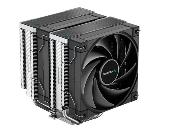 DeepCool AK620 High Performance Dual Tower CPU Cooler, 6 Copper Heat Pipes, 2x120 FDB Fans, 260W Heat Dissipation LGA2066/1200/1511/1700/1851 AM5/AM4 - Leader Electronics
