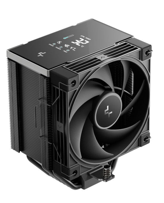 DeepCool AK700 DIGITAL NYX AI Dynamic Adjustment CPU Cooler, Digital Display, 7 Heat Pipes, 4-pin PWM, Intel LGA1851/1700/1200/115x, AMD AM5/AM4 - Leader Electronics