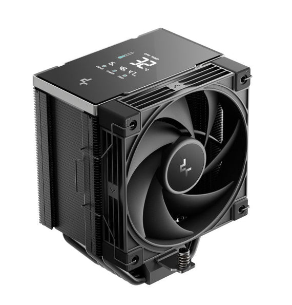 DeepCool AK700 DIGITAL NYX AI Dynamic Adjustment CPU Cooler, Digital Display, 7 Heat Pipes, 4-pin PWM, Intel LGA1851/1700/1200/115x, AMD AM5/AM4 - Leader Electronics