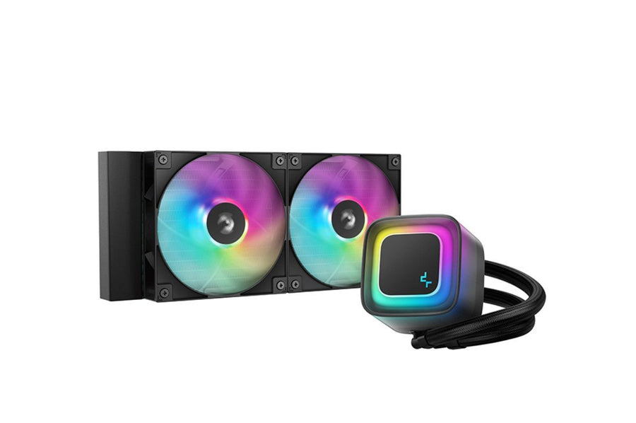 DeepCool LE240 V2 Liquid Cooler 240mm 6th Gen Pump up to 3400 PWM, Hydro Bearing, IntelLGA1851/1700/1200/1151/1150/1155, AMDAM5/AM4 - Leader Electronics