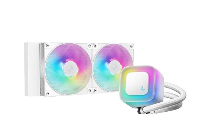 DeepCool LE240 V2 Liquid Cooler 240mm 6th Gen Pump up to 3400 PWM, Hydro Bearing, IntelLGA1851/1700/1200/1151/1150/1155, AMDAM5/AM4 - Leader Electronics