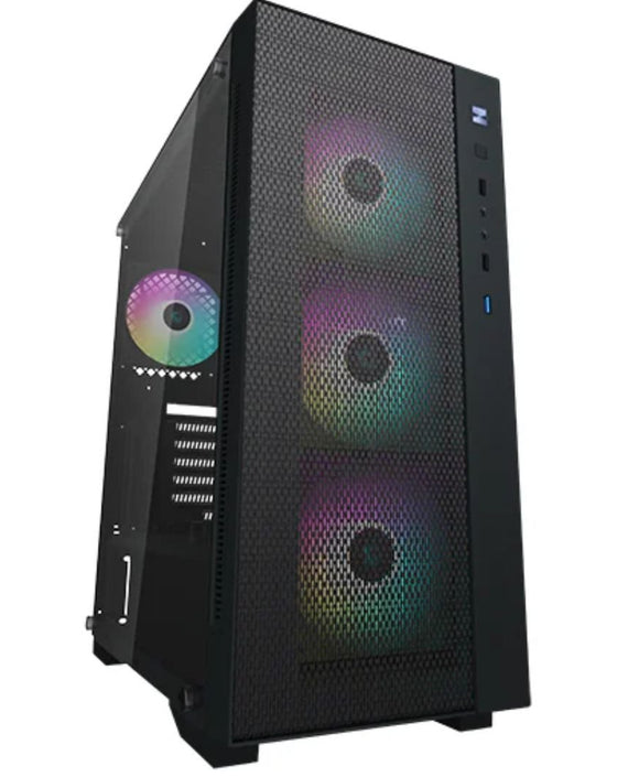 DeepCool MATREXX 55 MESH ADD-RGB 4F Mesh Panel Tempered Glass Case, 4 Preinstalled ARGB Fans - Leader Electronics