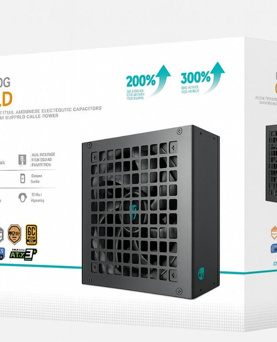 DeepCool PQ850G 850W Gamer Storm 80+ Gold/Cybenetics Fully Modular ATX Power Supply 120mm Fan, Japanese Capacitors, DC to DC, ATX12V V3.1, - Leader Electronics