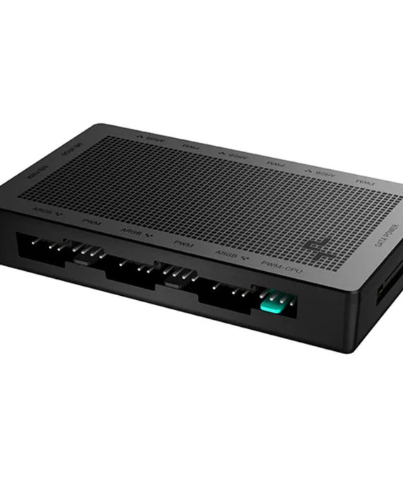 DeepCool SC790 2-in-1 PWM & RGB hub, SATA Power Connector , 12 Port ARGB Hub - Leader Electronics