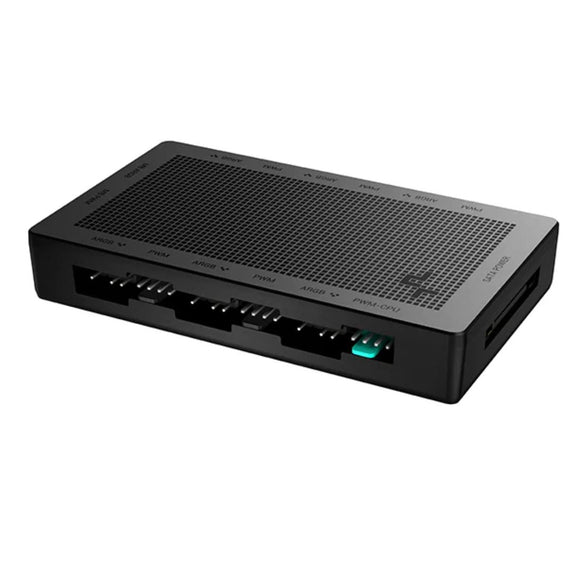 DeepCool SC790 2-in-1 PWM & RGB hub, SATA Power Connector , 12 Port ARGB Hub - Leader Electronics