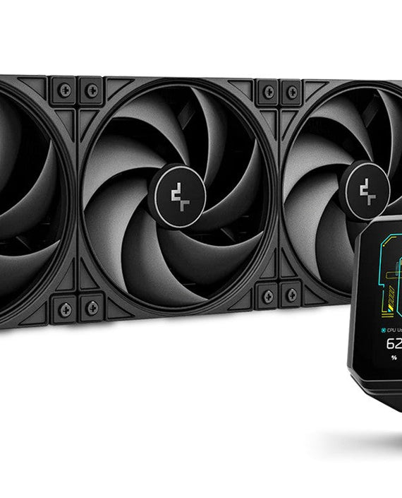 DeepCool SPARTACUS 360 Fully Customisable 6th Gen Liquid Cooler with Silent Ring Fans， 3.4' LCD - Leader Electronics