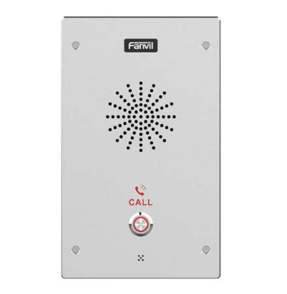 Fanvil I16S Outdoor Audio Intercom, 2 SIP Lines, 1 DSS Key, PoE, IP65 & IK10, ONVIF, 2Yr Warranty - Leader Electronics