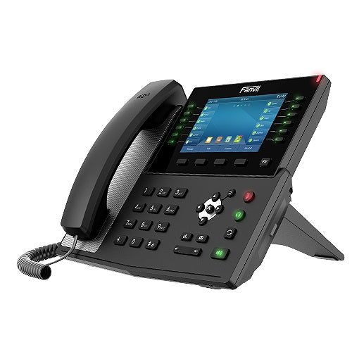 Fanvil X7C Enterprise Color IP Phone, 5' Hig Res Screen, 20 SIP Lines, HD Audio, Built In Bluetooth, Upto 60 DSS Key Entries,*SBC Ready, - Leader Electronics
